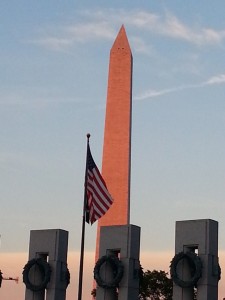 The Washington Monument from the WW II Memorial